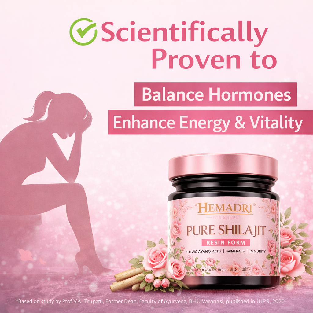 Hemadri Shilajit Resin for Women – 100% | Hormonal Balance, Energy & Stamina Support | Rich in Fulvic Acid & 85+ Minerals - Image 4